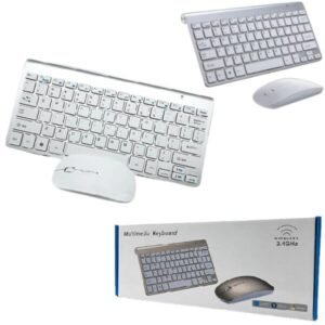 Combo Teclado Mouse Inalámbrico estilo Apple