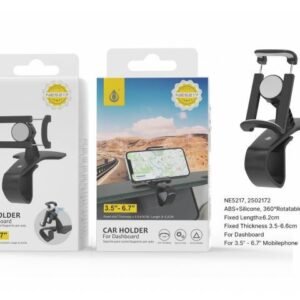 Soporte Vehicular NE5217 3.5" - 6.7" Negro